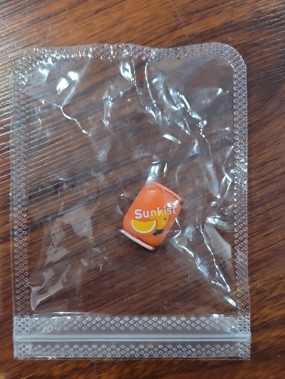 Orange Phone Charm - Orange Mini Magnet